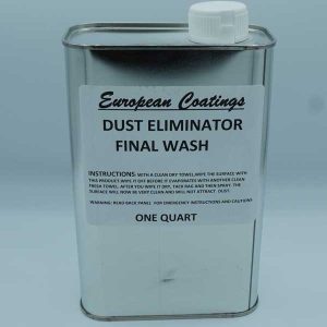 dust eliminator final wash